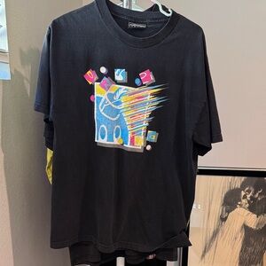 The Hundreds Graphic T-Shirt Men’s Large Black Retro 90s Style